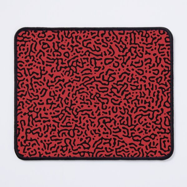 Item preview, Abstract Turing Pattern Puffer Fish Red Black Mix designed and sold by FunnyFeelingStudio.