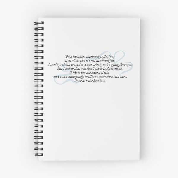 Item preview, Just because something is fleeting doesn't mean it's not meaningful. | my oxford year, jamie and anna designed and sold by Pinu92.