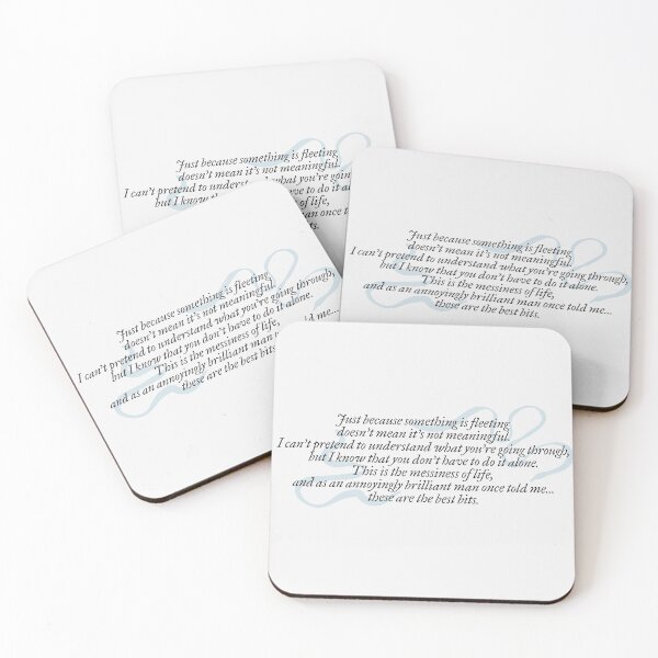 Item preview, Just because something is fleeting doesn't mean it's not meaningful. | my oxford year, jamie and anna designed and sold by Pinu92.