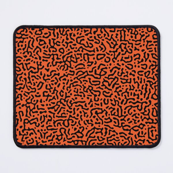Item preview, Abstract Turing Pattern Puffer Fish Orange Black Mix designed and sold by FunnyFeelingStudio.