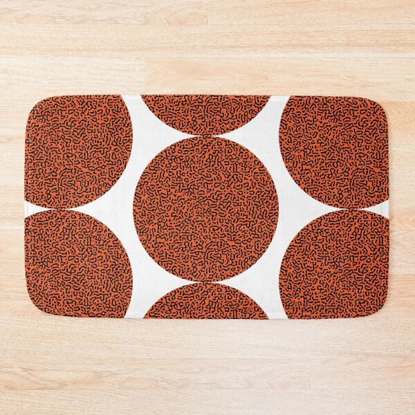 Item preview, Abstract Turing Pattern Puffer Fish Orange Black Mix designed and sold by FunnyFeelingStudio.