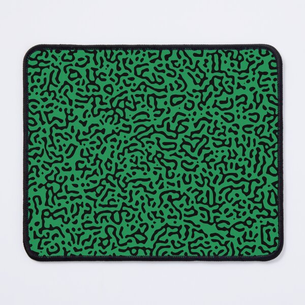 Item preview, Abstract Turing Pattern Puffer Fish Green Black Mix designed and sold by FunnyFeelingStudio.
