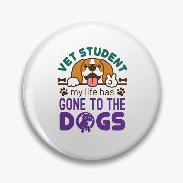 Item preview, Funny Veterinary Student Life Has Gone to the Dogs designed and sold by jaygo.