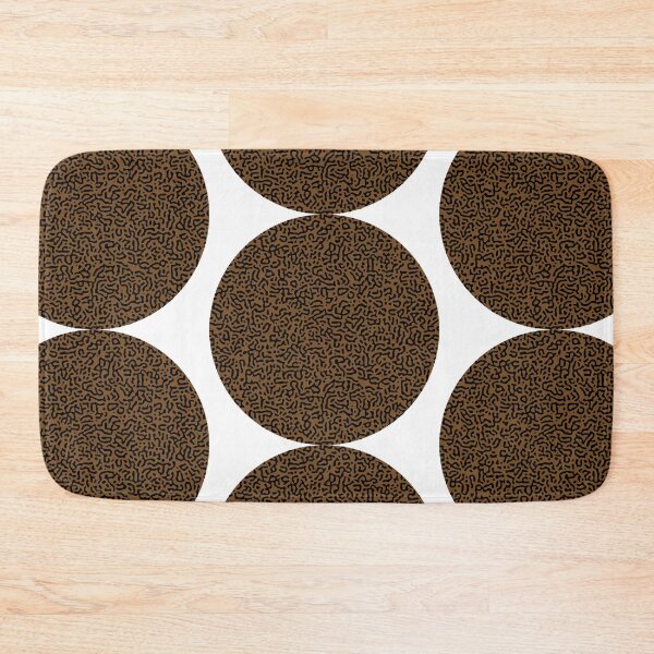 Item preview, Abstract Turing Pattern Puffer Fish Brown Black Mix designed and sold by FunnyFeelingStudio.