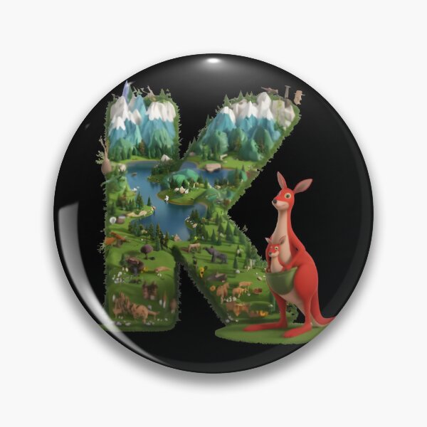 Item preview, Letter K – Cool Minimalist Alphabet Initial designed and sold by robyclub.