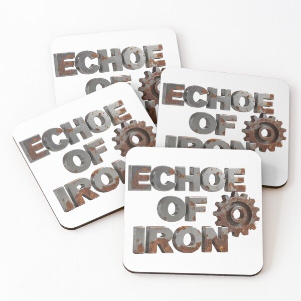 Item preview, Industrial Text Design with Rusted Gear on Black Background designed and sold by Creative88Art.