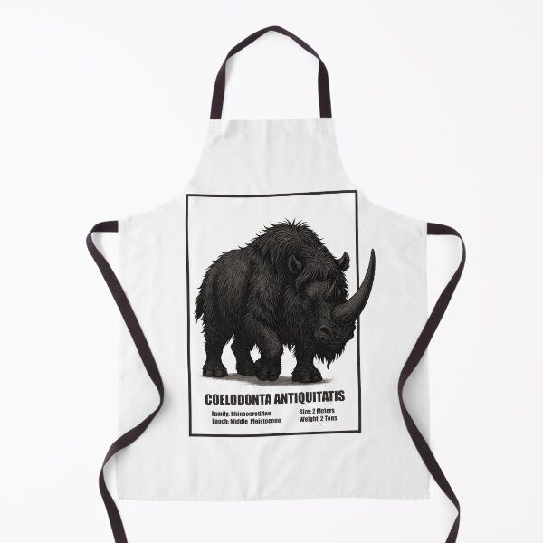 Item preview, Coeldonta Antiquatis – Vintage Prehistoric Illustration designed and sold by SlatoMato.