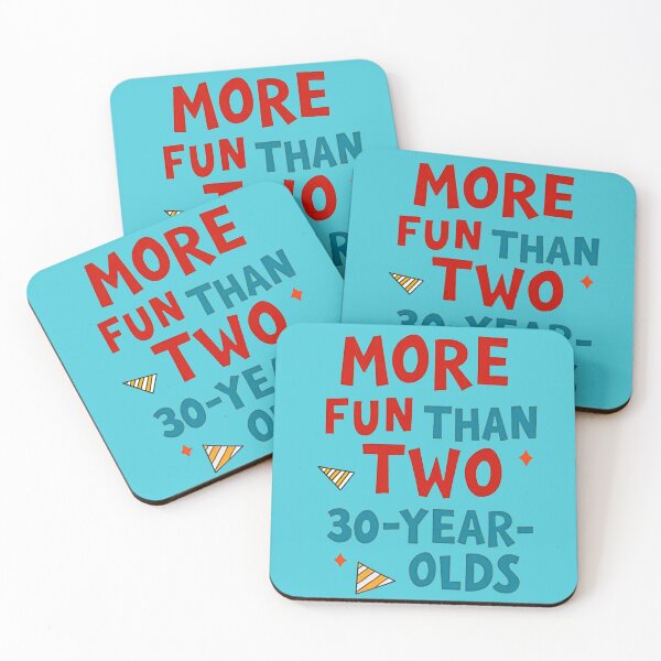 Item preview, More Fun Than Two 30 Year Olds designed and sold by ChearshiPrints.