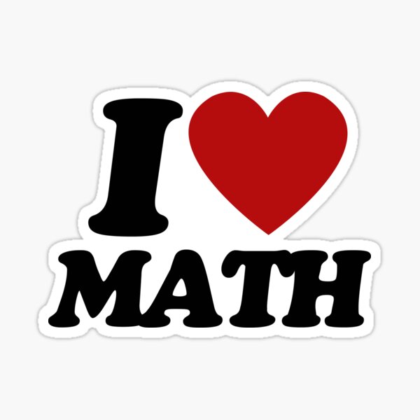 Item preview, I love math designed and sold by Boog Monst .
