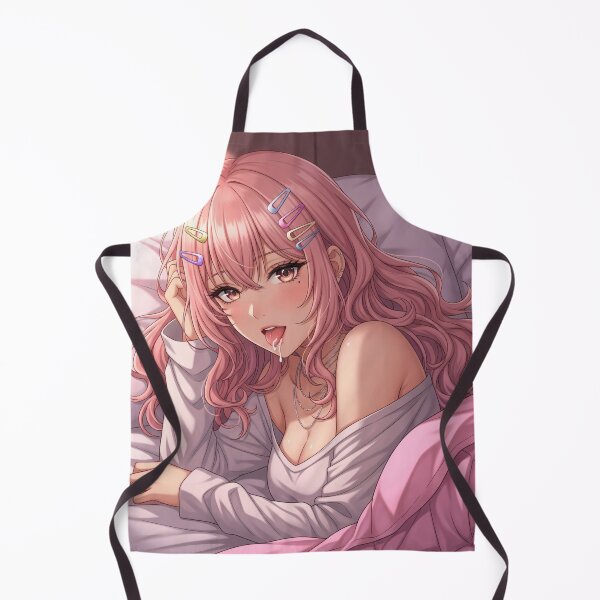 Item preview, Drooling pink-haired waifu in comfy sheets designed and sold by GerwantSHOP.