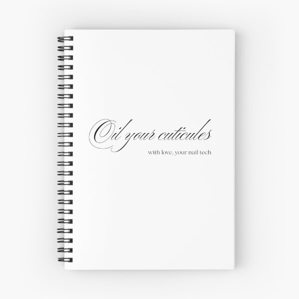 Item preview, Nail tech - Oil your cuticles Cursive designed and sold by thatnailtech.