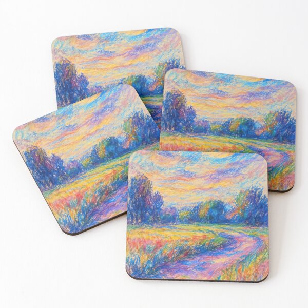 Item preview, Colorful Nature, an Impressionist Sketch designed and sold by ArtwaveEmporium.