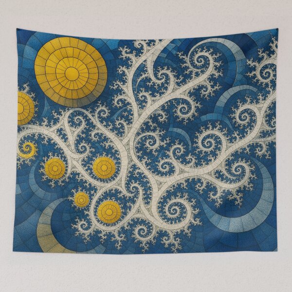 Item preview, Fractal suns in color spirals designed and sold by Sigtrix.