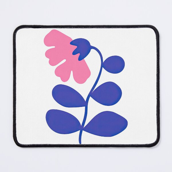 Item preview, Playful Pink and Blue Abstract Flower Illustration designed and sold by ArtfulWeave.