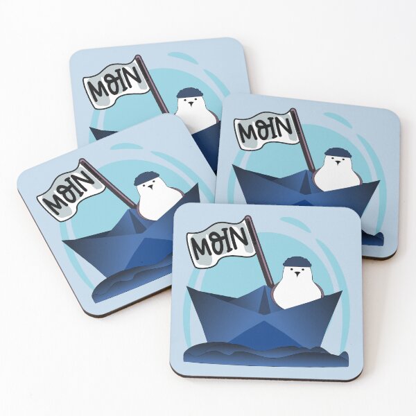 Item preview, Seagull Paper Boat Moin designed and sold by minimalartstory.