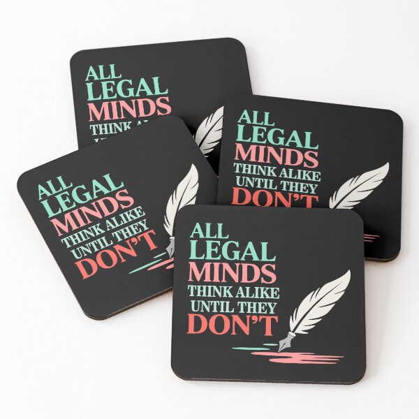 Item preview, All Legal Minds Think Alike, Until They Don’t – Debate Club T-Shirt designed and sold by NoGoodDeeds.