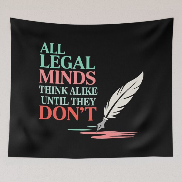 Item preview, All Legal Minds Think Alike, Until They Don’t – Debate Club T-Shirt designed and sold by NoGoodDeeds.
