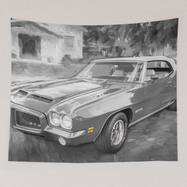 Item preview, 1972 Red Pontiac GTO Convertible X104 designed and sold by RichFrancoCars.
