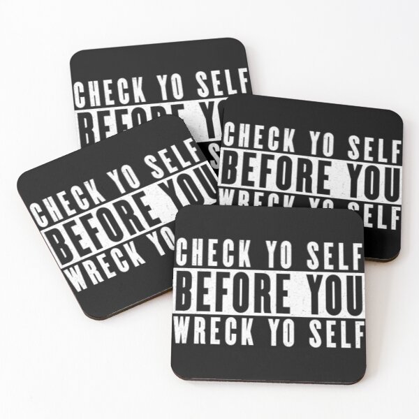 Item preview, Check Yo Self Before You Wreck Yo Self designed and sold by Oqueartecura.