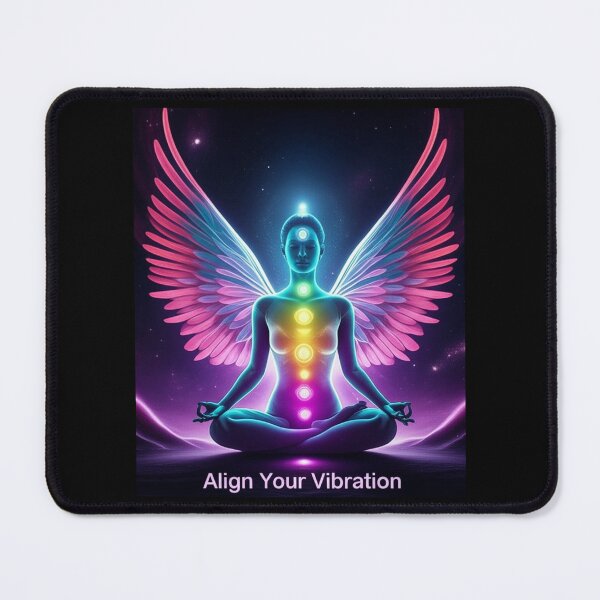 Item preview, Cosmic Angel Chakra Meditation Energy Art" designed and sold by PrintBreeze.