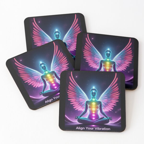Item preview, Cosmic Angel Chakra Meditation Energy Art" designed and sold by PrintBreeze.
