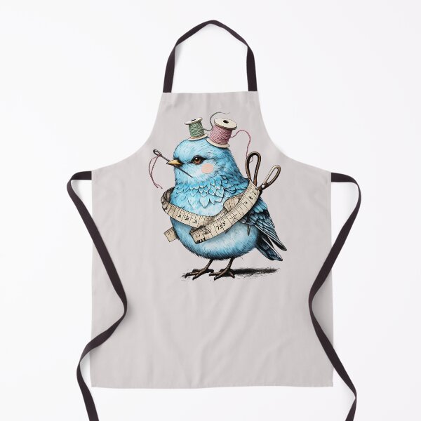 Item preview, Cute sewing notions seamstress quilter quilting bird designed and sold by BigMRanch.