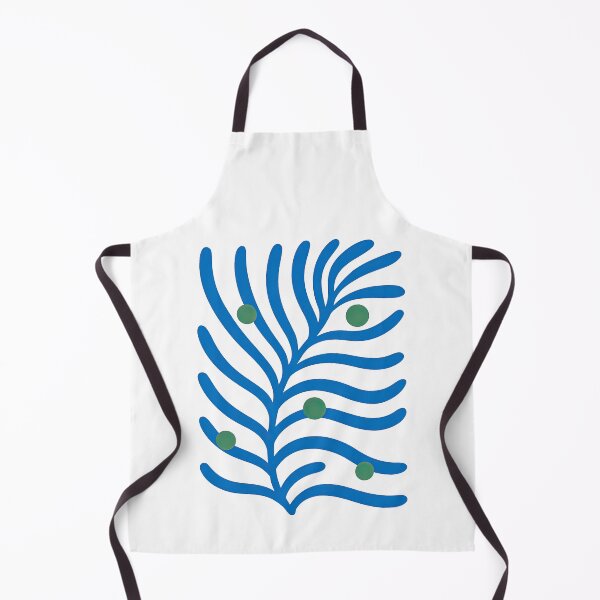 Item preview, Blue Leaf Branch with Green Berries designed and sold by ArtfulWeave.