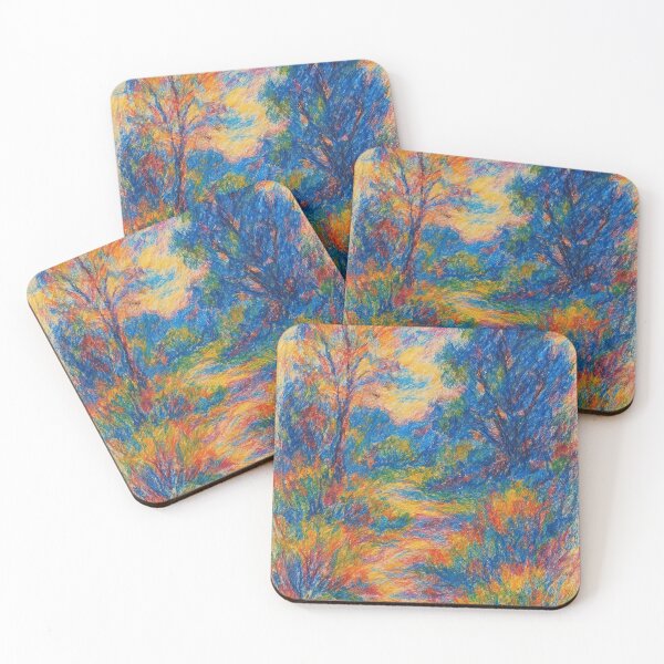 Item preview, Colorful Nature, an Impressionist Sketch designed and sold by ArtwaveEmporium.