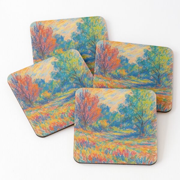 Item preview, Colorful Nature, an Impressionist Sketch designed and sold by ArtwaveEmporium.