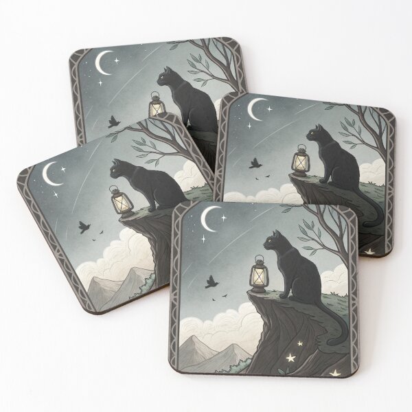 Item preview, Cat Tarot - The Hermit designed and sold by Mark and Heather.