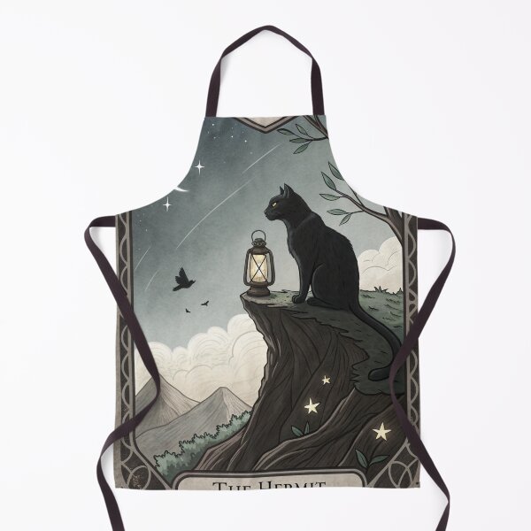Item preview, Cat Tarot - The Hermit designed and sold by Mark and Heather.