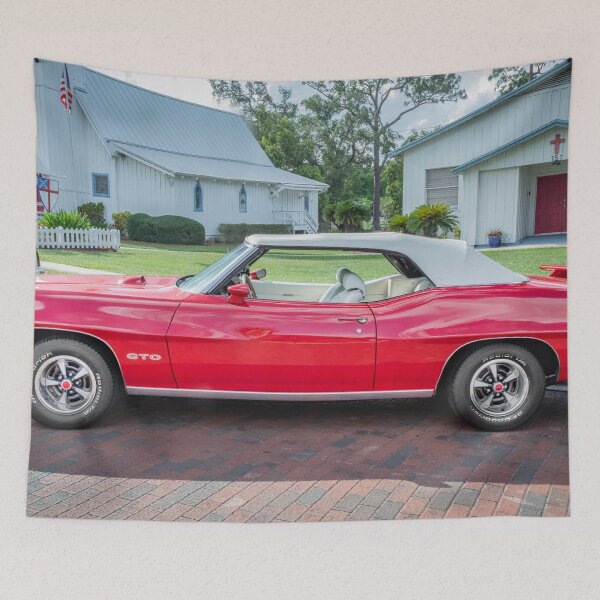 Item preview, 1972 Red Pontiac GTO Convertible X106 designed and sold by RichFrancoCars.