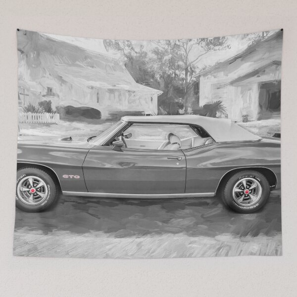 Item preview, 1972 Red Pontiac GTO Convertible X107 designed and sold by RichFrancoCars.