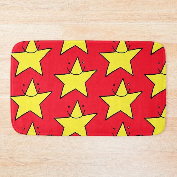 Item preview, Lucky yellow funny star smiling with eyes open designed and sold by Elyssa Porlier.