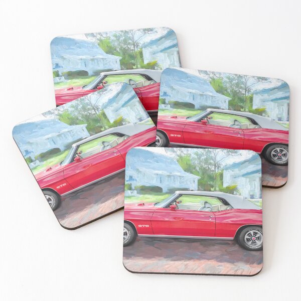 Item preview, 1972 Red Pontiac GTO Convertible X108 designed and sold by RichFrancoCars.