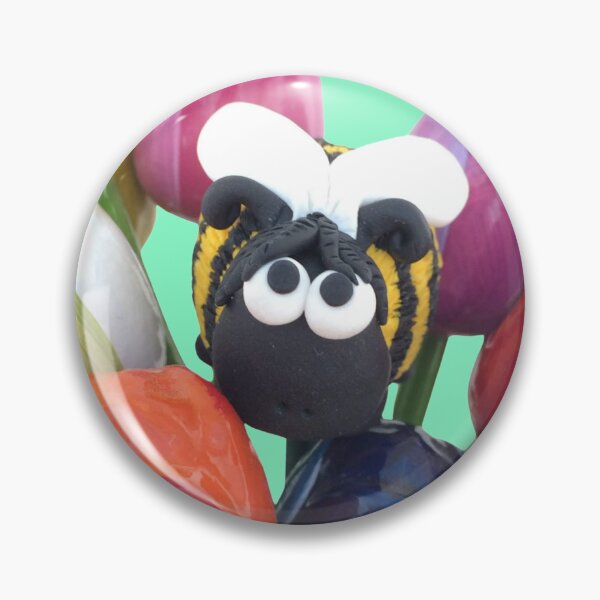 Item preview, Playful cute bumblebee photo artwork in print designed and sold by Teddyella Treasures.