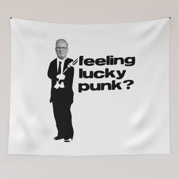 Item preview, Keir Starmer Feeling Lucky Punk designed and sold by Flirt-Teez.