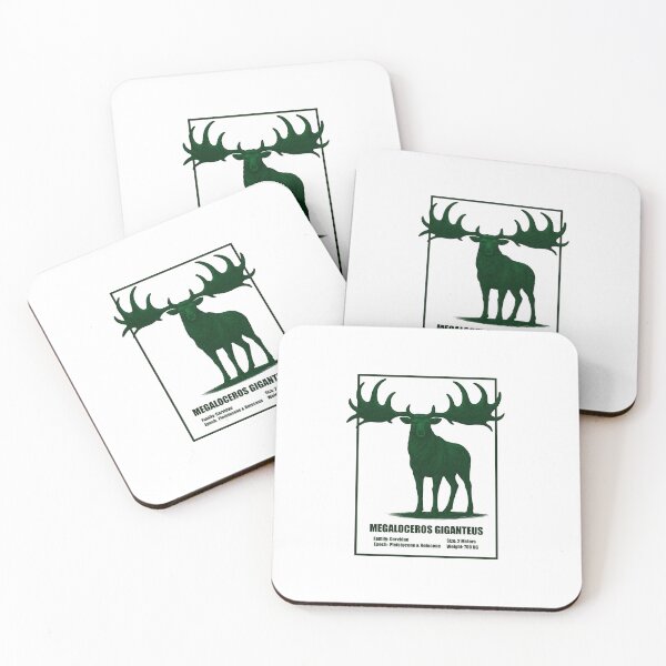 Item preview, Megaloceros Giganteus – Vintage Prehistoric Illustration designed and sold by SlatoMato.