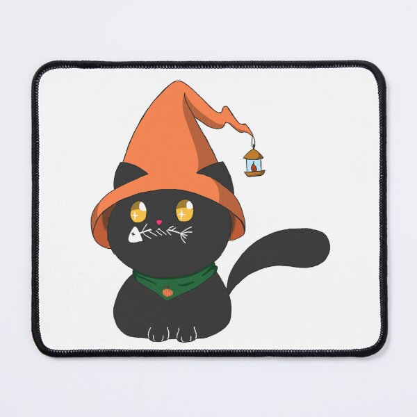 Item preview, Funny Halloween kitty with hat designed and sold by Regi's Art.