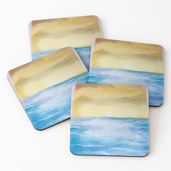 Item preview, Watery sunset designed and sold by Rebecca valentine art.