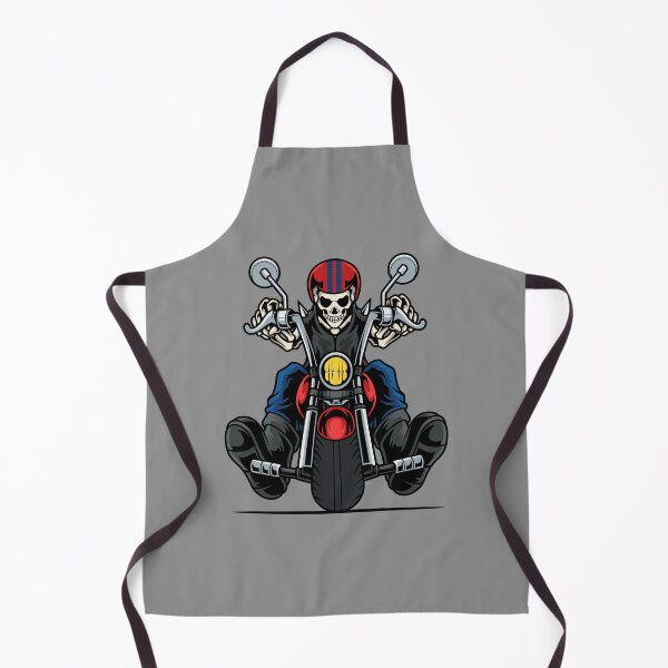 Item preview, Skeleton on a motorcycle gang member designed and sold by Joncasmiart.