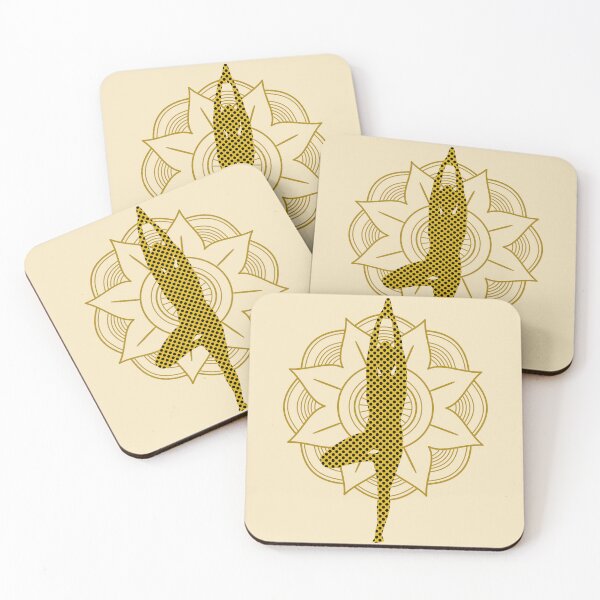 Item preview, Yoga Tree Pose With Mandala designed and sold by Laanas55.