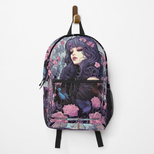 Item preview, Pretty Pastel Goth Girl | Stained Glass designed and sold by Radiant-Art.