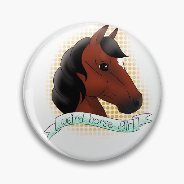Aperçu de l'œuvre fille cheval étrange (édition baie) créée et vendue par Faded Reflections Studio.