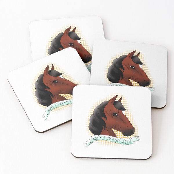Item preview, weird horse girl (bay edition) designed and sold by Faded Reflections Studio.