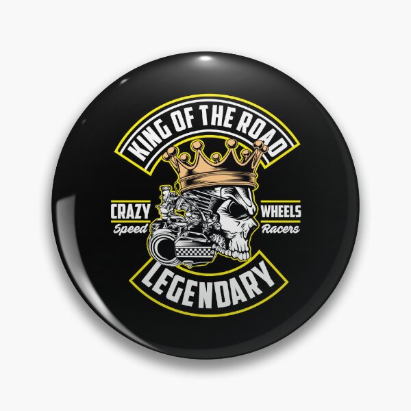 Item preview, King of the road on a motorcycle designed and sold by Joncasmiart.