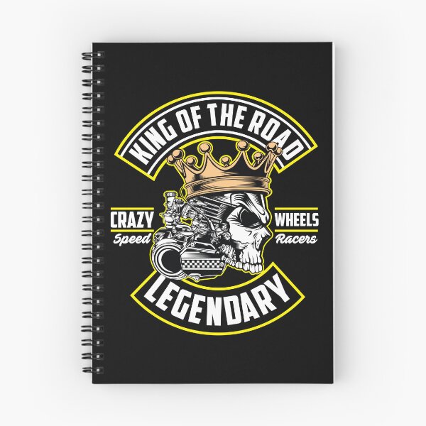 Item preview, King of the road on a motorcycle designed and sold by Joncasmiart.