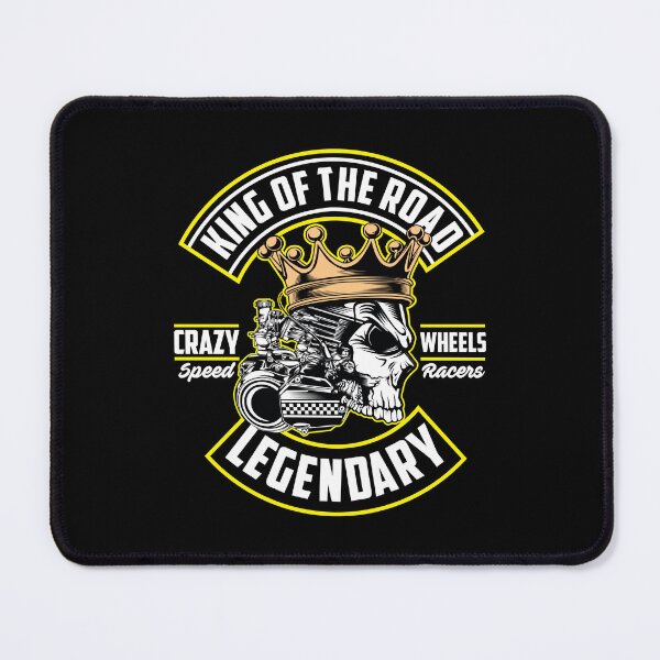 Item preview, King of the road on a motorcycle designed and sold by Joncasmiart.
