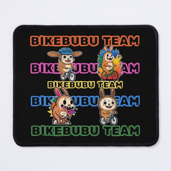 Item preview, Team Bikebubu! Fun Cartoon Cycling Squad designed and sold by All-Shopping.