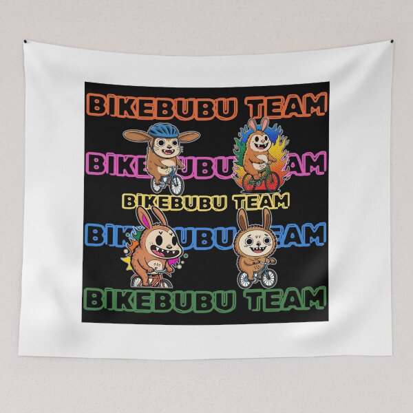 Item preview, Team Bikebubu! Fun Cartoon Cycling Squad designed and sold by All-Shopping.